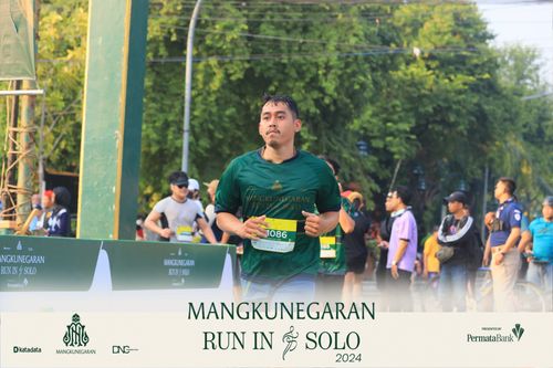 Race photo from Mangkunegaran Run 2024