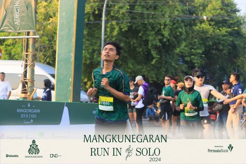 Race photo from Mangkunegaran Run 2024