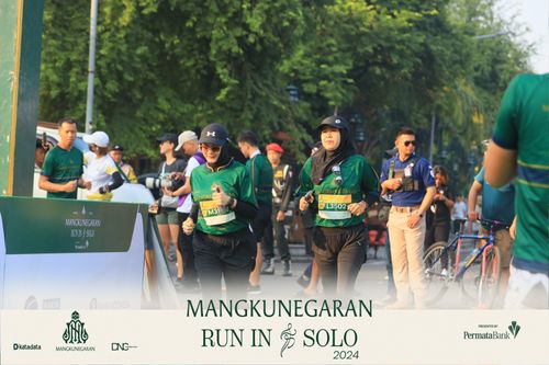 Race photo from Mangkunegaran Run 2024