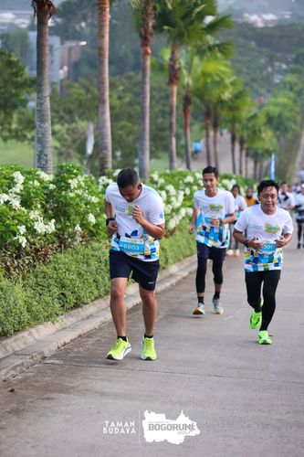 Race photo from Taman Budaya x BOGORUN 2025