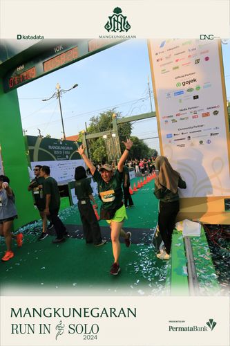 Race photo from Mangkunegaran Run 2024