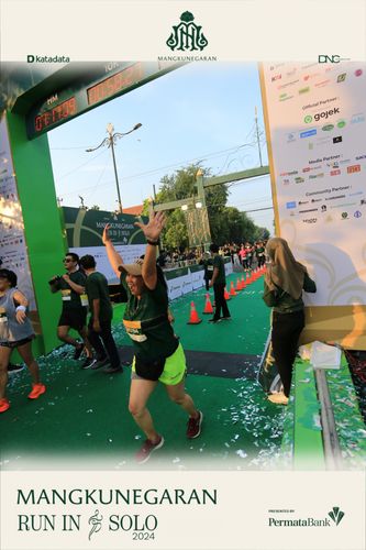 Race photo from Mangkunegaran Run 2024