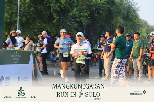 Race photo from Mangkunegaran Run 2024