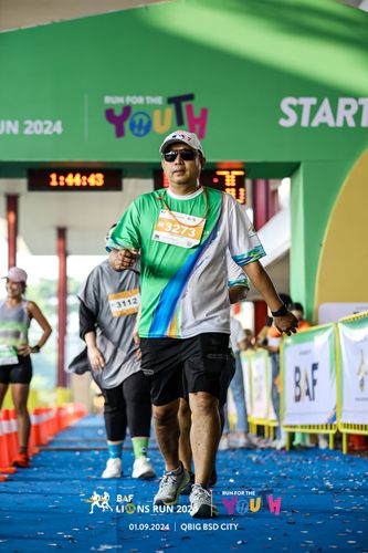 Race photo from BAF LIONS RUN 2024
