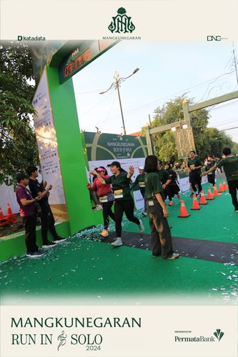 Race photo from Mangkunegaran Run 2024