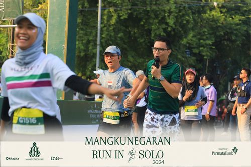 Race photo from Mangkunegaran Run 2024