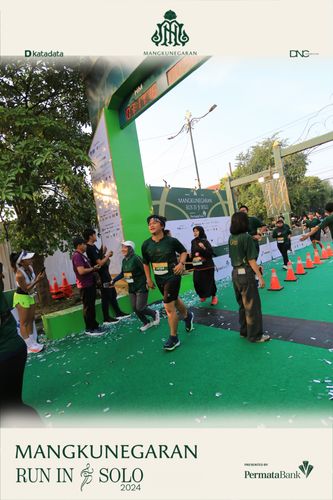 Race photo from Mangkunegaran Run 2024