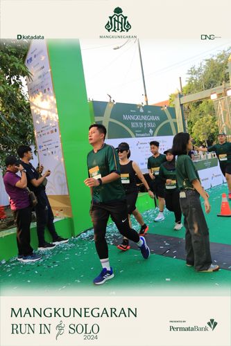 Race photo from Mangkunegaran Run 2024