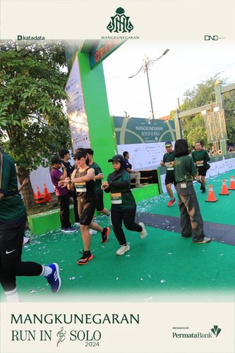 Race photo from Mangkunegaran Run 2024