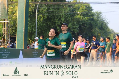 Race photo from Mangkunegaran Run 2024