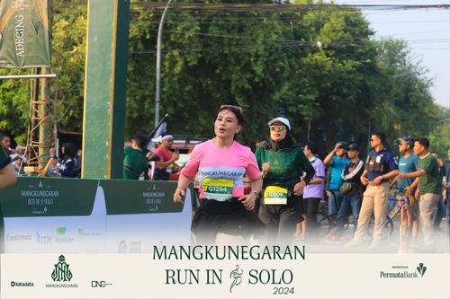Race photo from Mangkunegaran Run 2024
