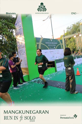 Race photo from Mangkunegaran Run 2024