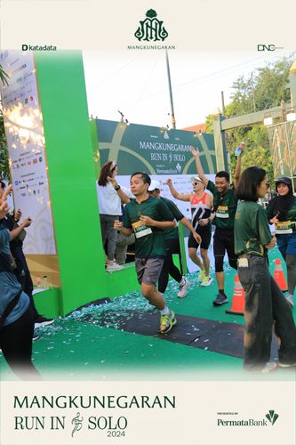 Race photo from Mangkunegaran Run 2024