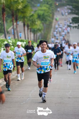 Race photo from Taman Budaya x BOGORUN 2025