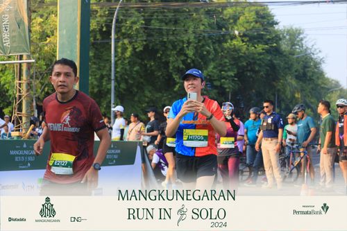 Race photo from Mangkunegaran Run 2024