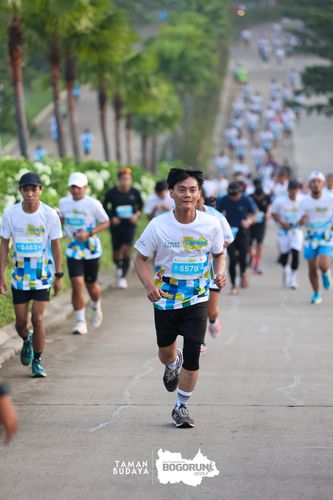 Race photo from Taman Budaya x BOGORUN 2025