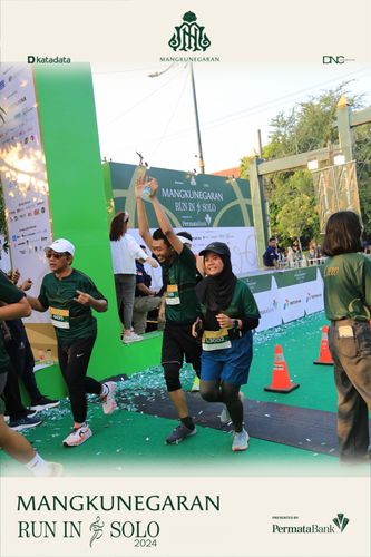 Race photo from Mangkunegaran Run 2024