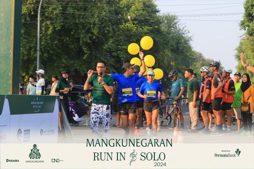 Race photo from Mangkunegaran Run 2024
