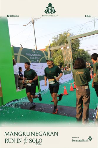 Race photo from Mangkunegaran Run 2024