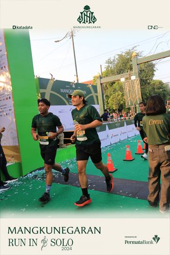 Race photo from Mangkunegaran Run 2024