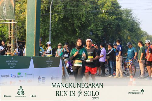Race photo from Mangkunegaran Run 2024