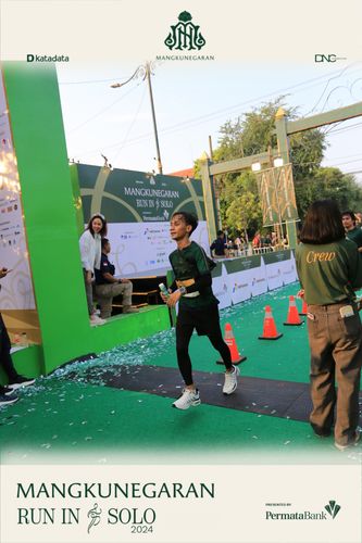 Race photo from Mangkunegaran Run 2024