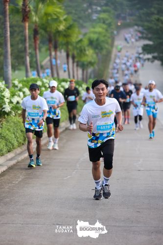 Race photo from Taman Budaya x BOGORUN 2025