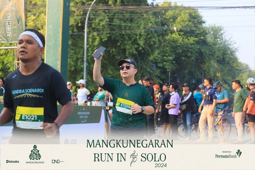 Race photo from Mangkunegaran Run 2024