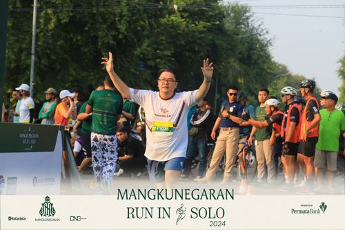 Race photo from Mangkunegaran Run 2024