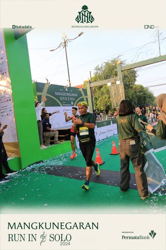 Race photo from Mangkunegaran Run 2024