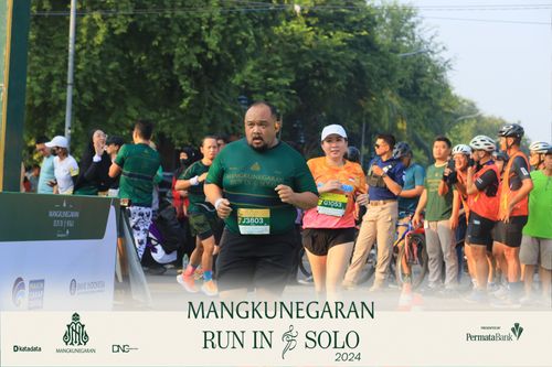 Race photo from Mangkunegaran Run 2024