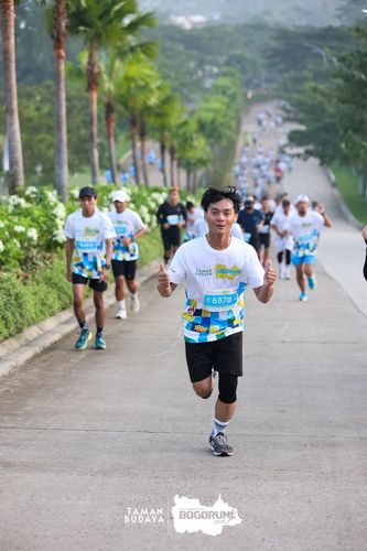Race photo from Taman Budaya x BOGORUN 2025