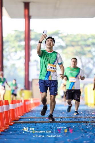 Race photo from BAF LIONS RUN 2024