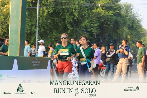 Race photo from Mangkunegaran Run 2024