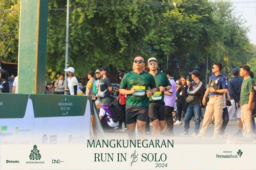 Race photo from Mangkunegaran Run 2024