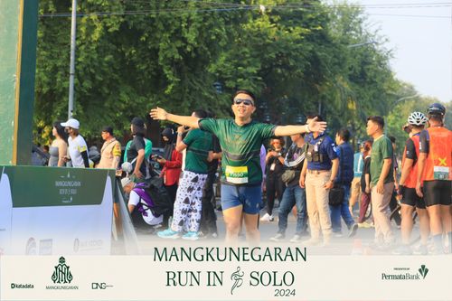 Race photo from Mangkunegaran Run 2024