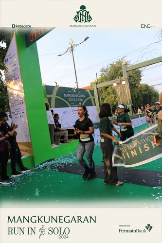 Race photo from Mangkunegaran Run 2024