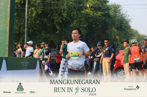 Race photo from Mangkunegaran Run 2024