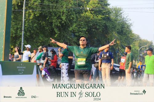Race photo from Mangkunegaran Run 2024