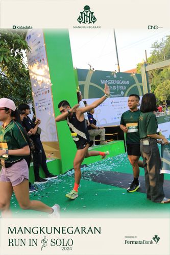 Race photo from Mangkunegaran Run 2024