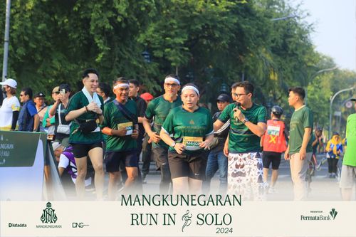 Race photo from Mangkunegaran Run 2024