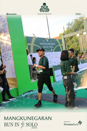Race photo from Mangkunegaran Run 2024