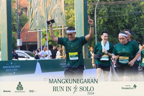 Race photo from Mangkunegaran Run 2024