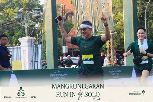 Race photo from Mangkunegaran Run 2024