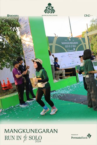 Race photo from Mangkunegaran Run 2024