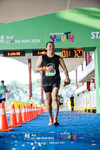 Race photo from BAF LIONS RUN 2024