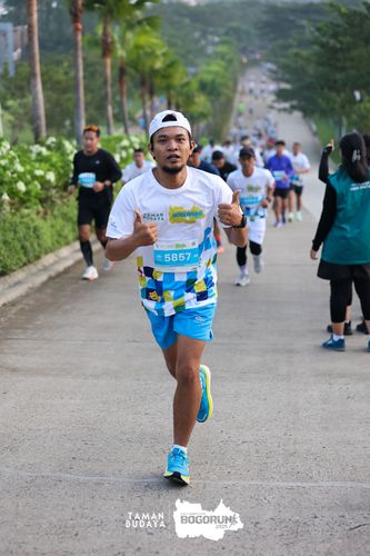 Race photo from Taman Budaya x BOGORUN 2025