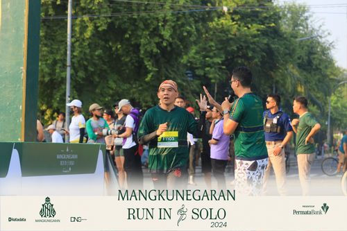 Race photo from Mangkunegaran Run 2024
