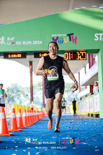 Race photo from BAF LIONS RUN 2024