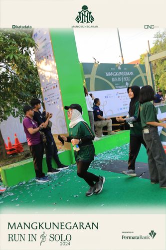 Race photo from Mangkunegaran Run 2024